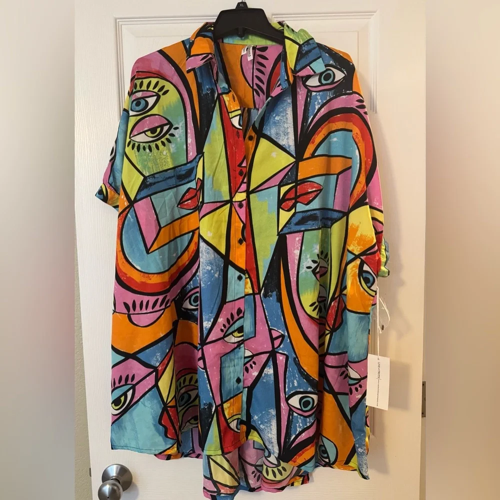 NWT LIVE 4 TRUTH Button Down Short Sleeve 1X - Picture 2 of 8